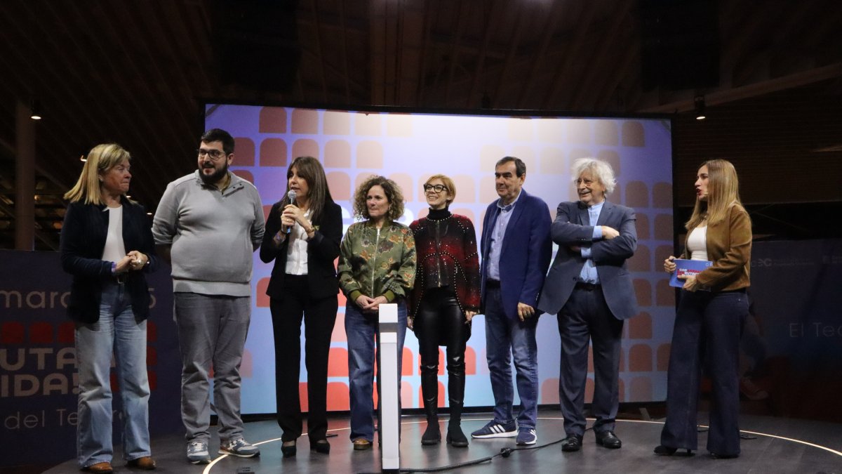 Momentos previos a la revelación de la cifra total de espectadores de la segunda edición de 'Cap butaca buida'