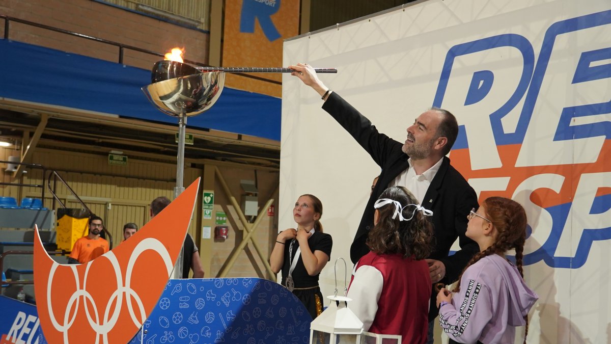 Imagen de la clausura el Olímpiada Escolar de Reus