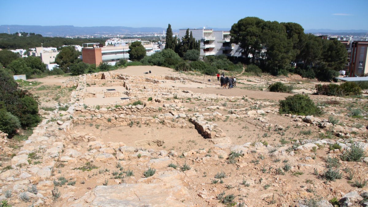 Imatge del jaciment de la Cel·la de Salou, que se sospita que pot ser la ciutat grega de Kal·lípolis.