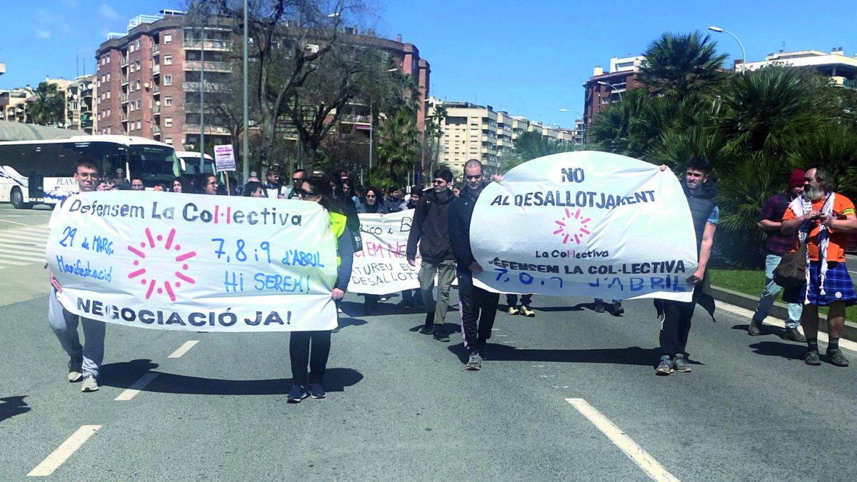 La manifestación tuvo lugar el sábado por las calles de Reus.