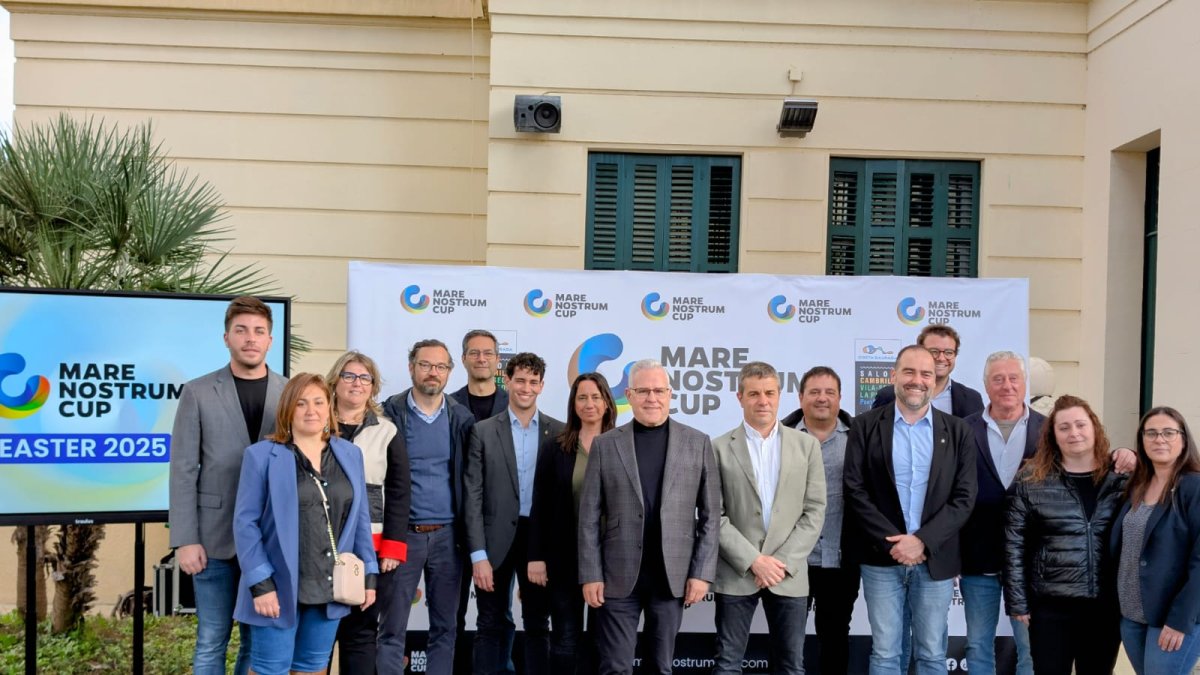 Imatge de la presentació del Mare Nostrum Cup Easter
