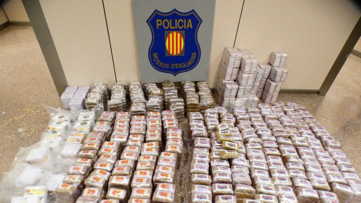 La droga intervenida tiene un valor de unos 380.000 euros aproximadamente en el mercado ilegal.
