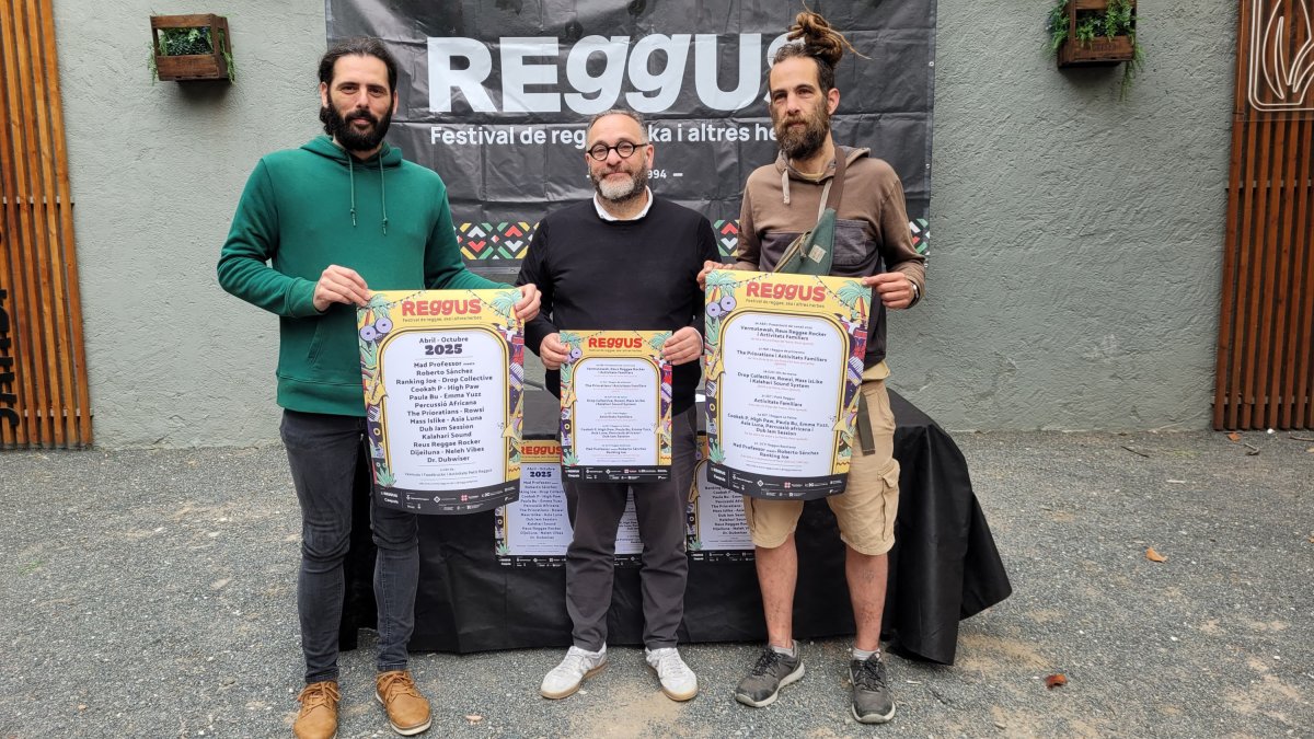 Daniel Recasens, concejal de Cultura y Política Lingüística del Ayuntamiento de Reus, en la presentación de la 32.ª edición del Reggus.