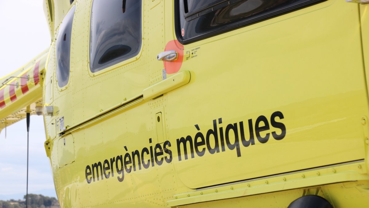 Imatge d'arxiu del lateral d'un helicòpter del SEM