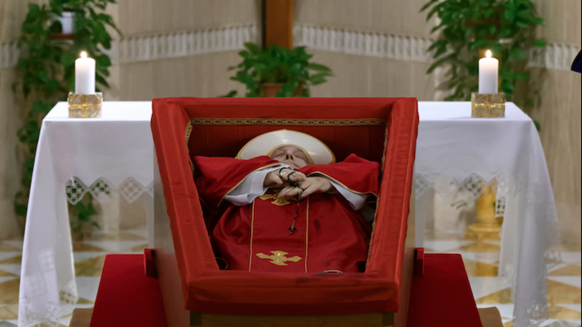 Les restos del papa Francisco.