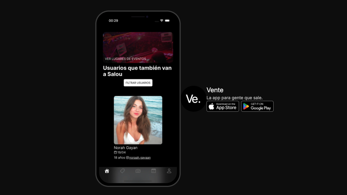 Imagen de la web de Vente App.