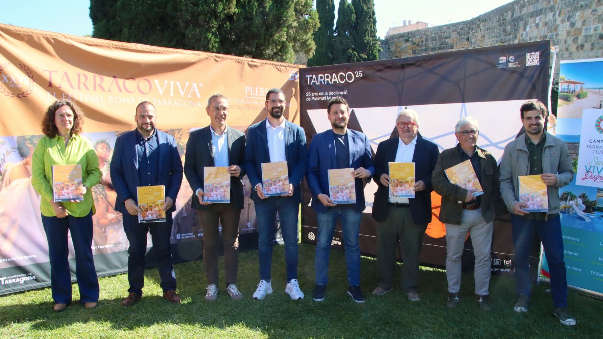 Imagen de los impulsores de Tarraco Viva.