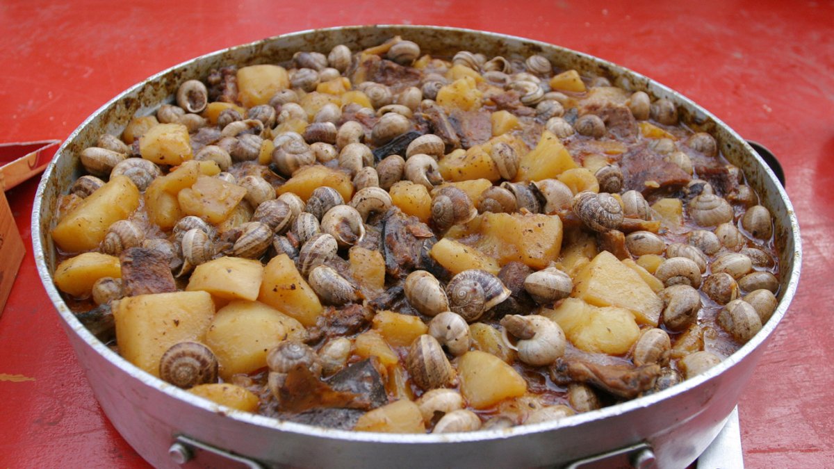 Imagen de espineta amb caragolins.