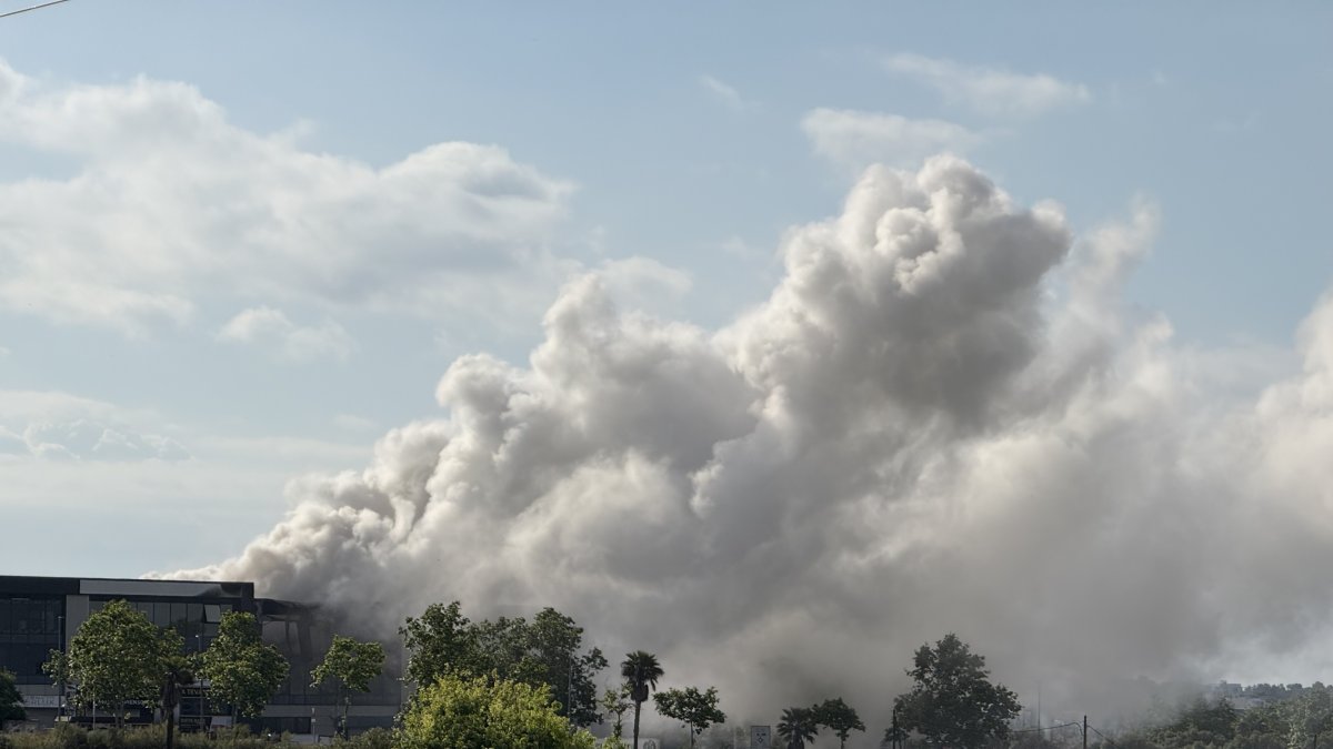 Imagen de la nube tóxica de cloro