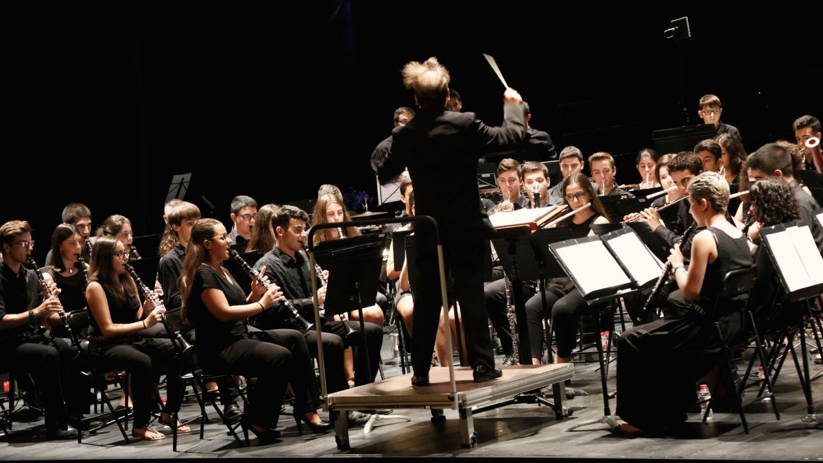 Fotografia d’arxiu de la Banda Simfònica de la Diputació de Tarragona.
