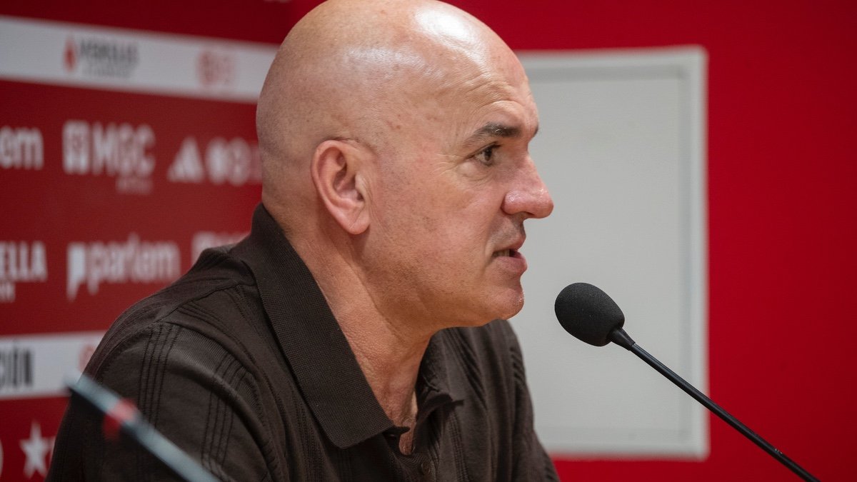 El tècnic del Nàstic Luis César.