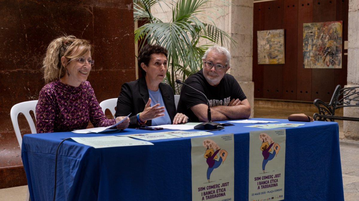 Presentació de la Festa del Comerç Just.