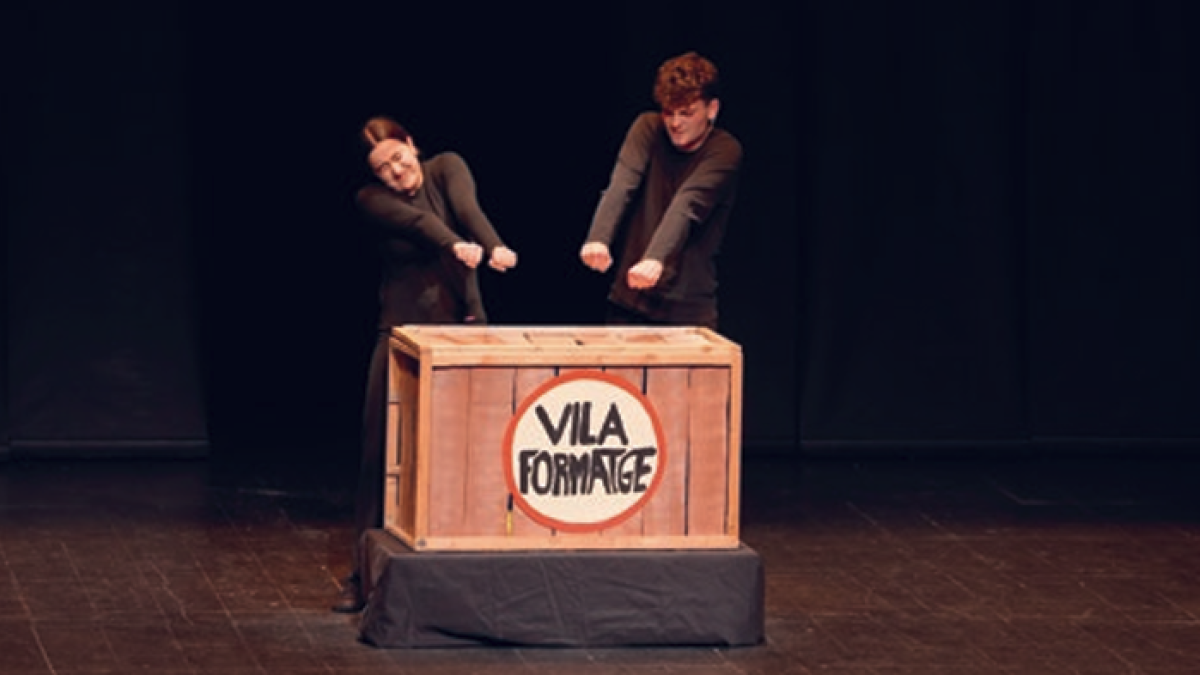 Instant de l’obra de la companyia Ex Nihilo, que es va representar aquest dimecres.