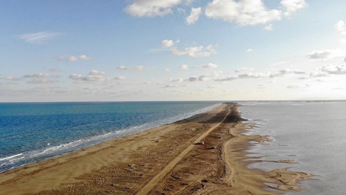 Imagen de la playa del Trabucador.