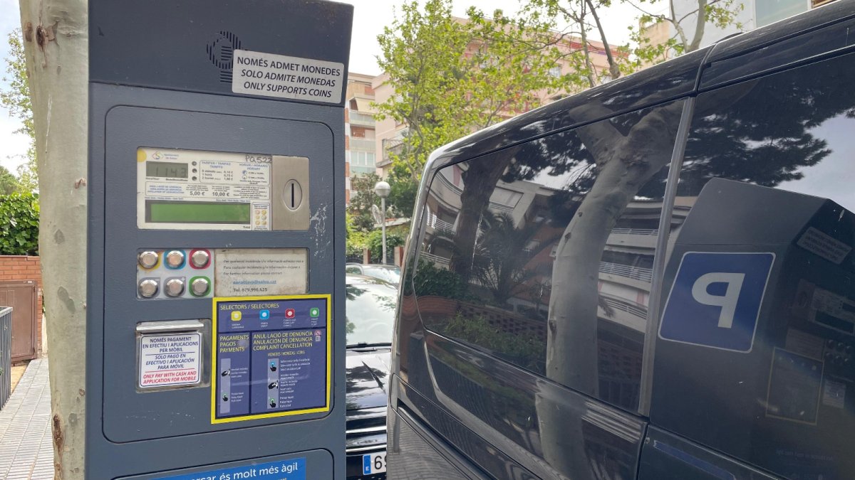 Imatge d’un parquímetre a Salou.