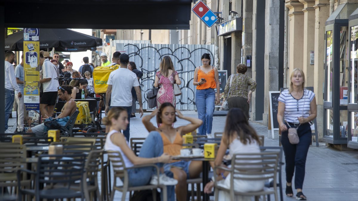 Els carrers respiren normalitat durant la tarda de simulacre.