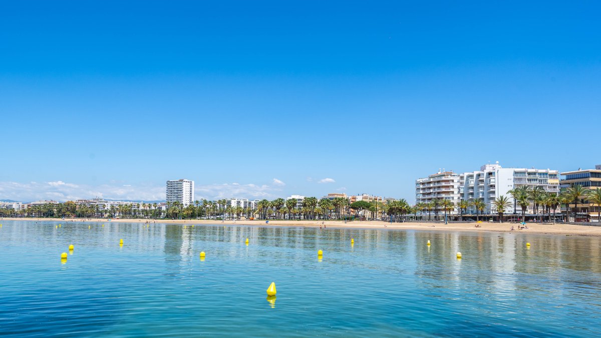 Imatge de la platja de Llevant de Salou