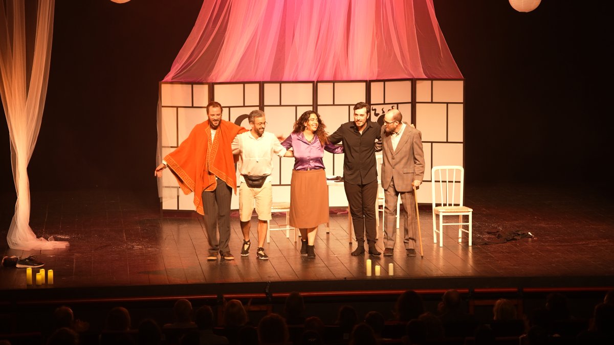 ‘Fraterno Fatalum’ va ser l’obra representada per Calfolavi Teatre a la Mostra de Teatre Jove.