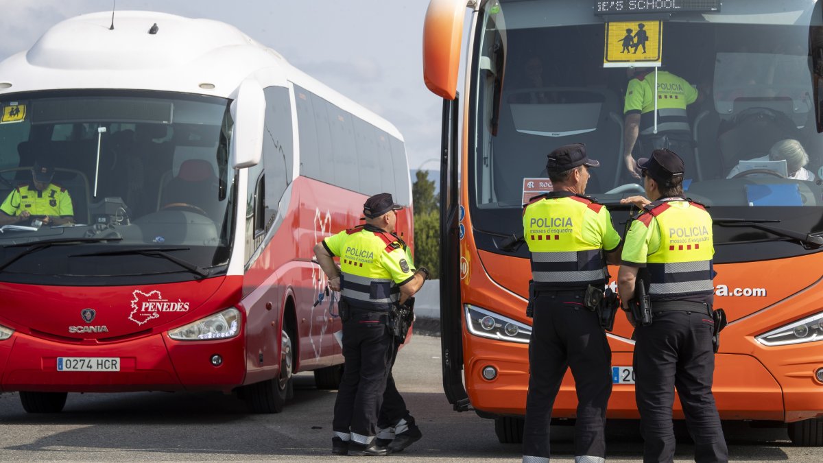 Los Mossos d'Esquadra establecieron el dispositivo en Salou y en otros puntos de las diferentes provincias.