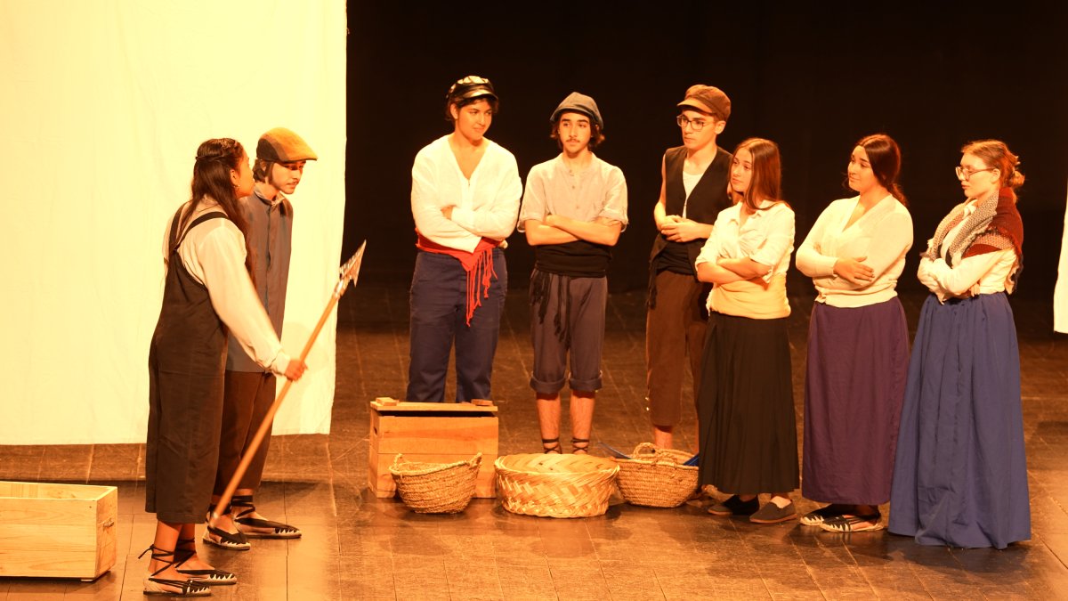 Instant de l’obra de Vis de Vanadi que es va representar aquest dimecres a la Mostra de Teatre Jove.