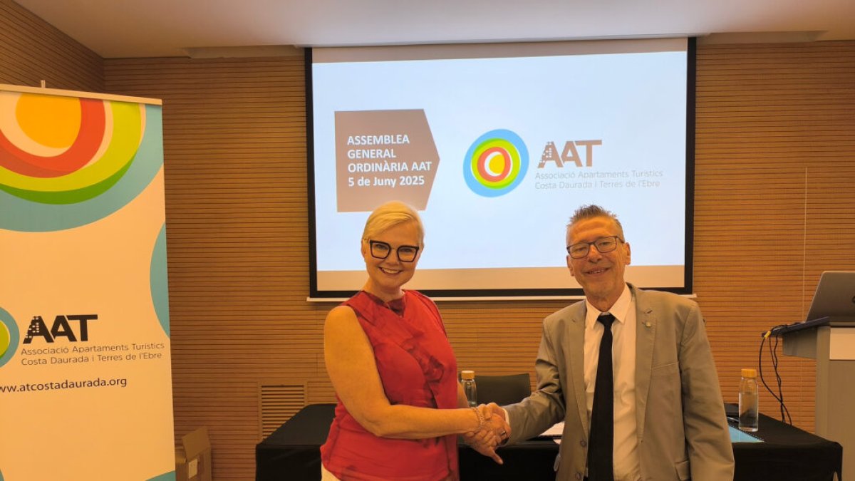 Olena Tokarenko amb Joan Calvet.