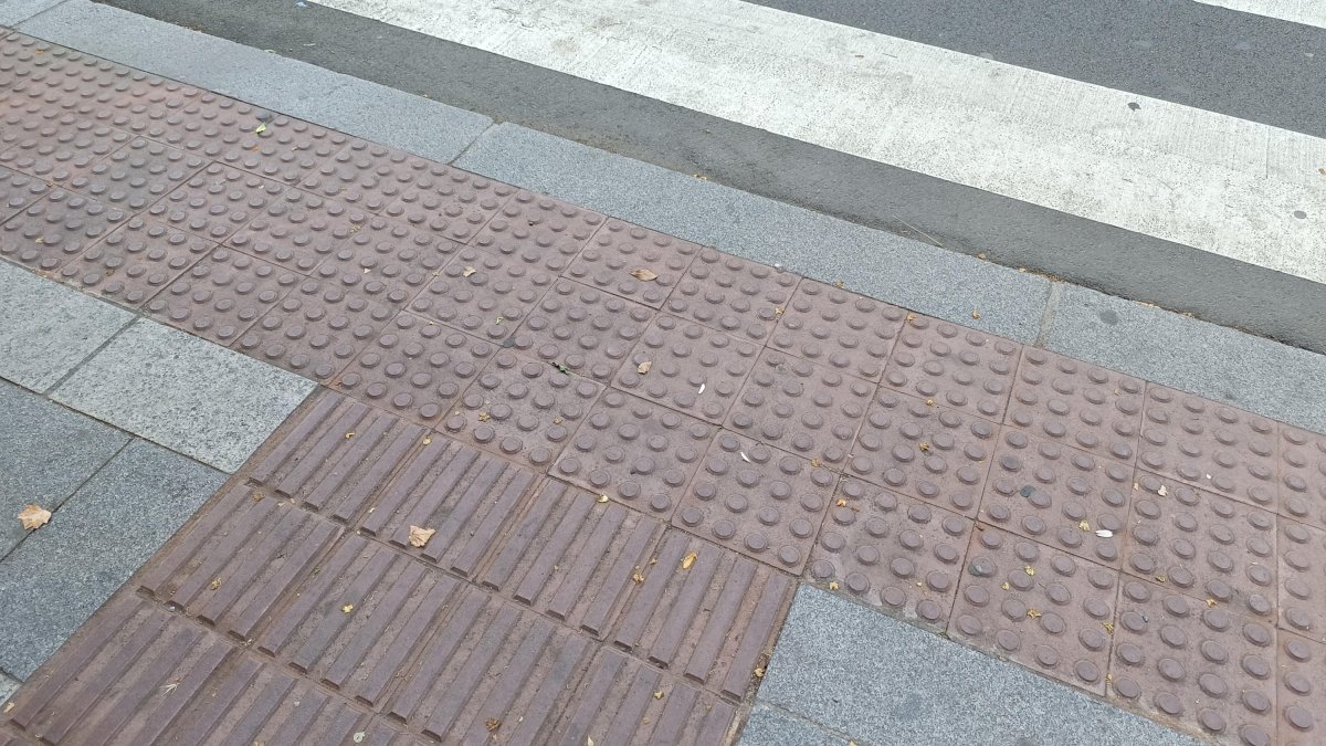 Imatge d'una rajola guia.