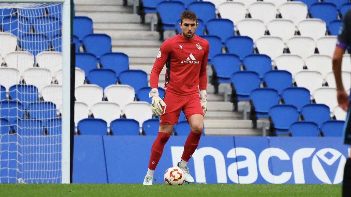 El porter Aitor Fraga.