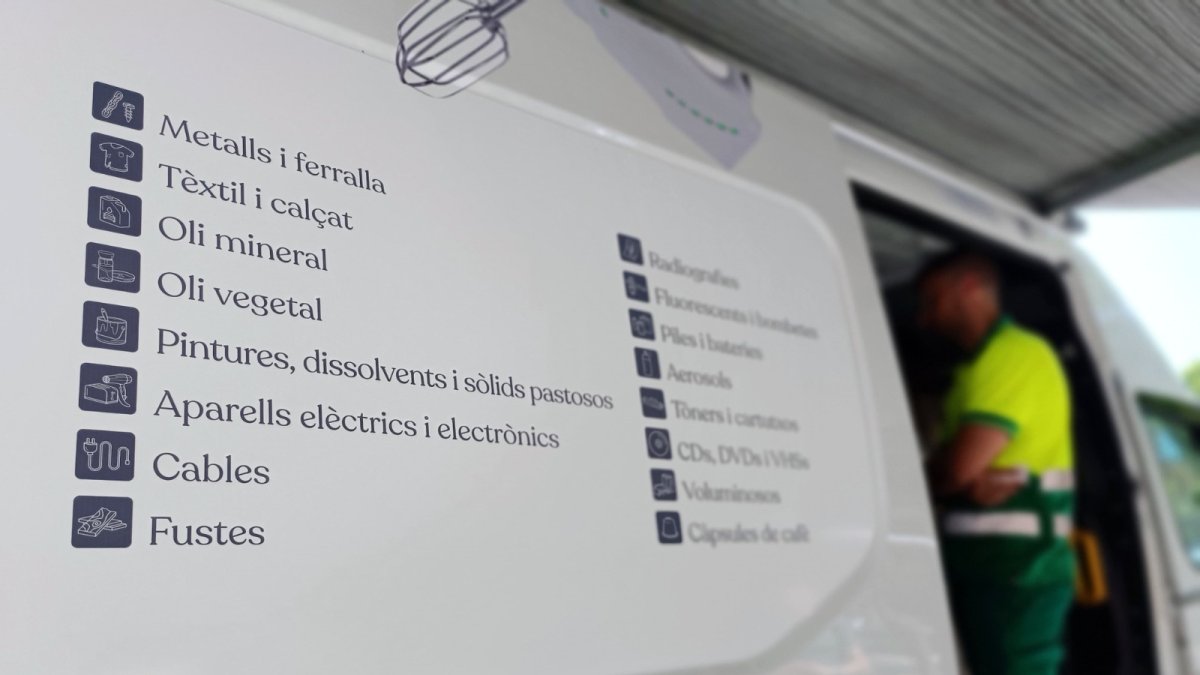 Imatge d'una deixalleria municipal.