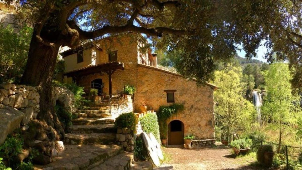 Imagen exterior de esta casa rural.