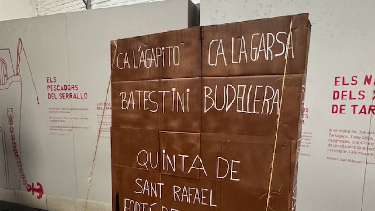 El Ball d'en Serrallonga ha creado el muro de las vergüenzas.