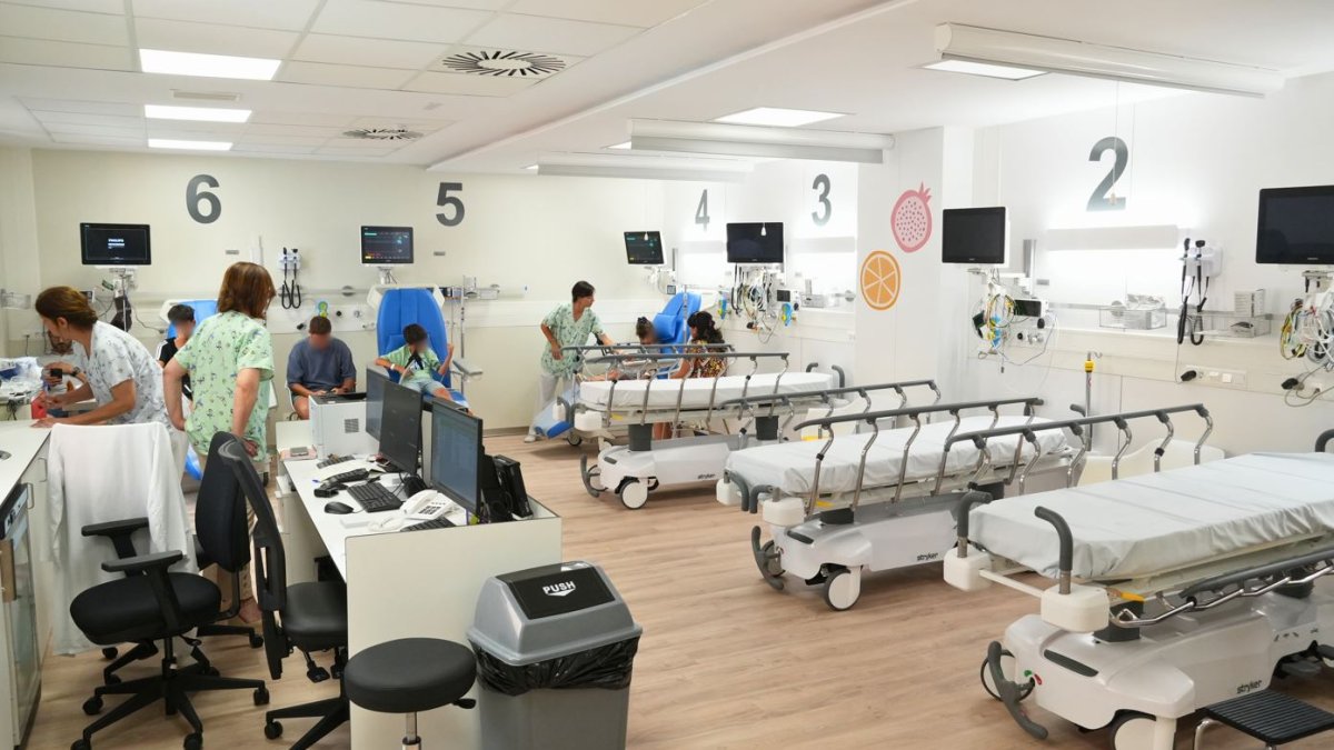 El Hospital de Día Pediátrico está ubicado en la cuarta planta.