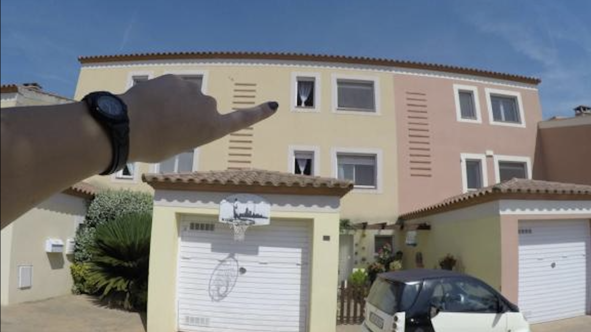 Imatge de la casa ocupada.