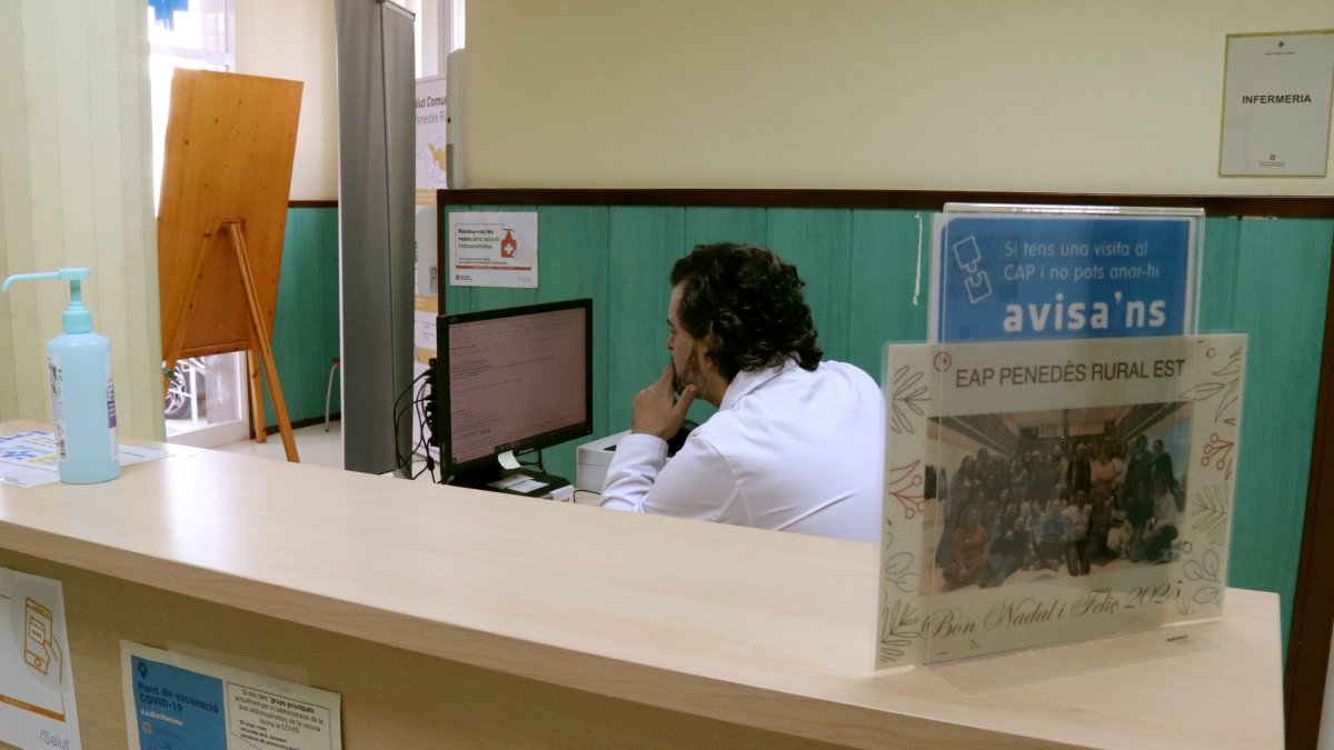 Taulell d'administració d'un consultori d'atenció primària.