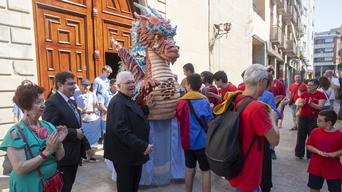Imatge del Superdrac durant la celebració