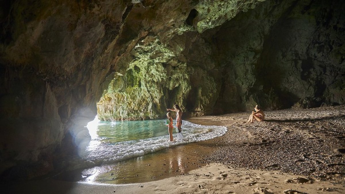 Imatge de la Cala del Llop Marí.