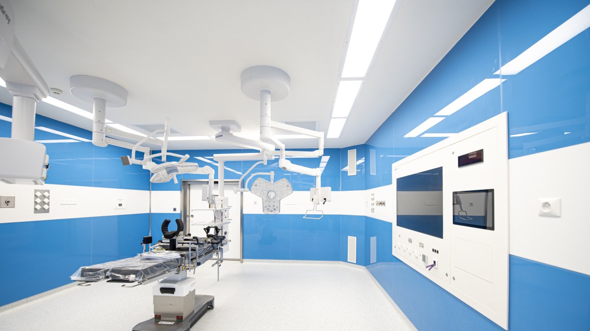 Imagen de uno de los quirófanos del nuevo hospital.