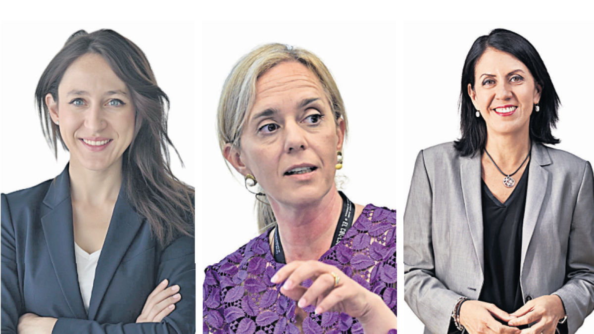 Laura Martínez, Àurea Rodríguez i Susana Prado, referents TIC tarragonines.