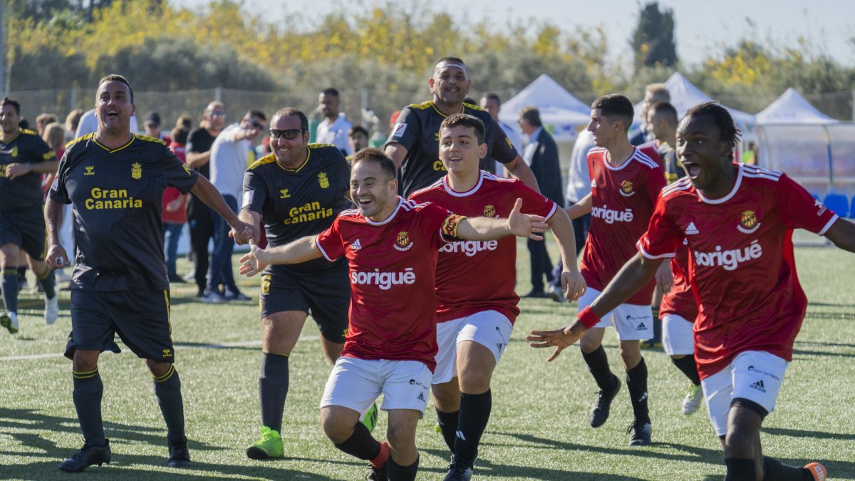 Imatge d’arxiu d’un partit del Nàstic Genuine.