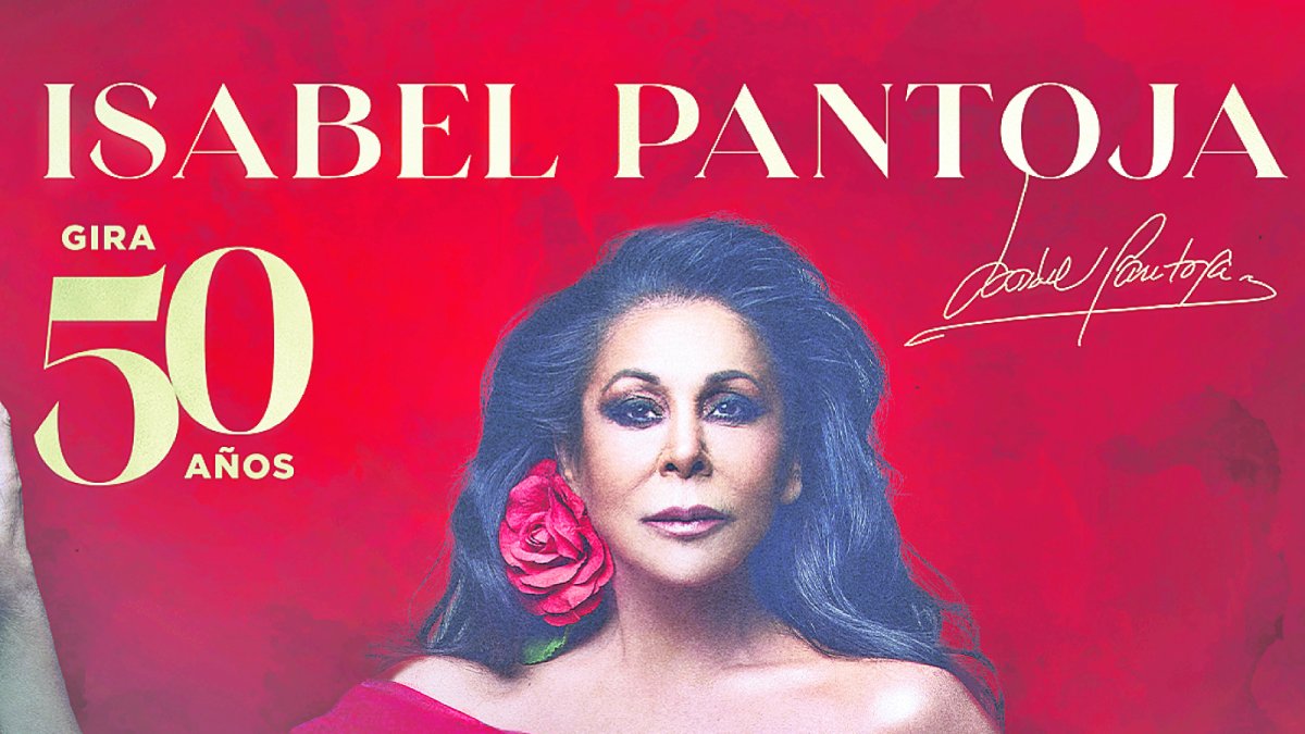 El cartel que promocionaba el concierto de Isabel Pantoja en la Tarraco Arena.