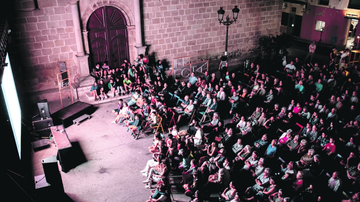 Proyección de cine en la edición del año pasado.