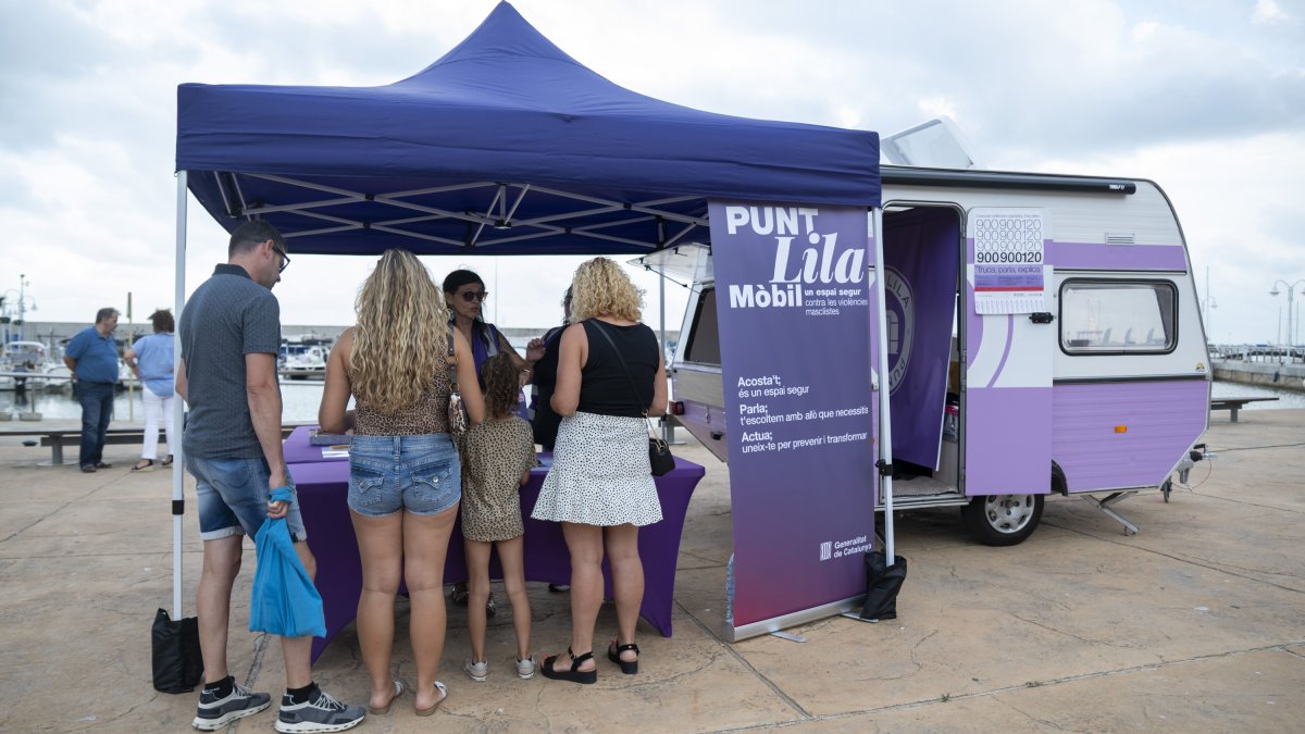 Imatge del Punt Lila a l'Ampolla.