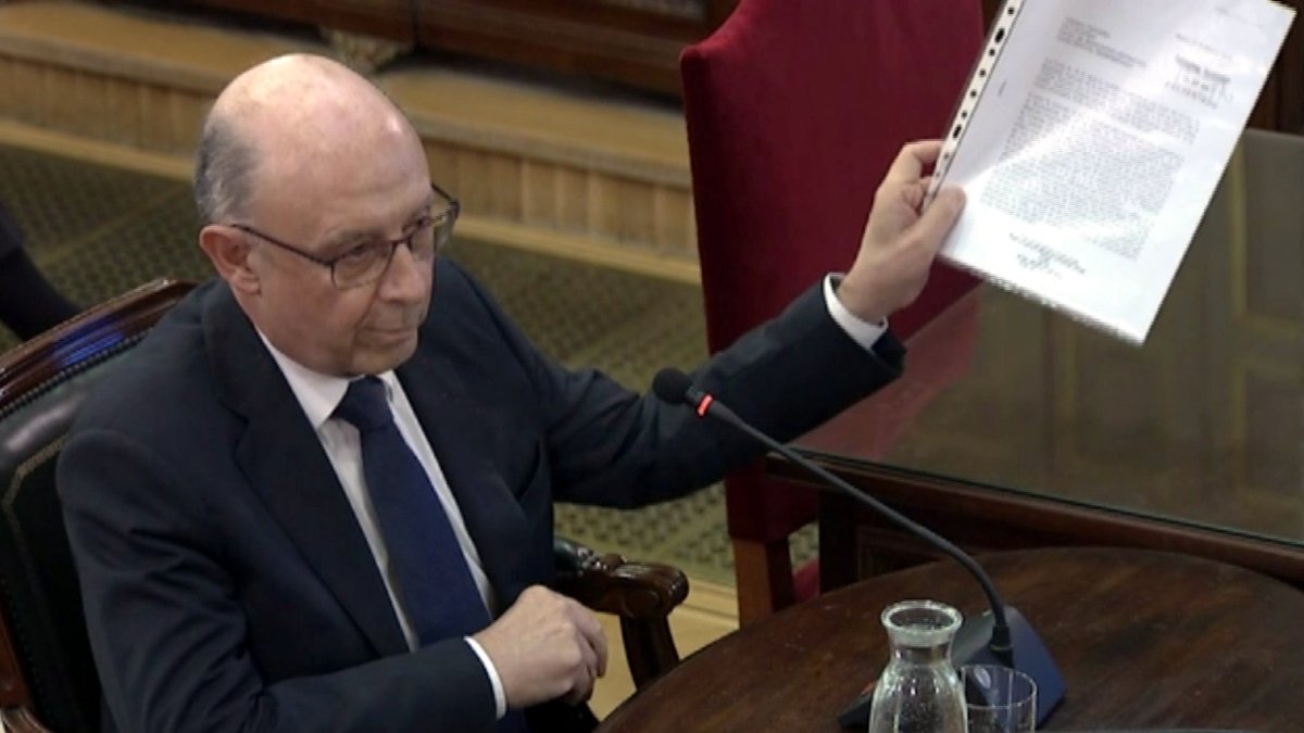 El exministro de Hacienda, Cristóbal Montoro, en una imagen de archivo.