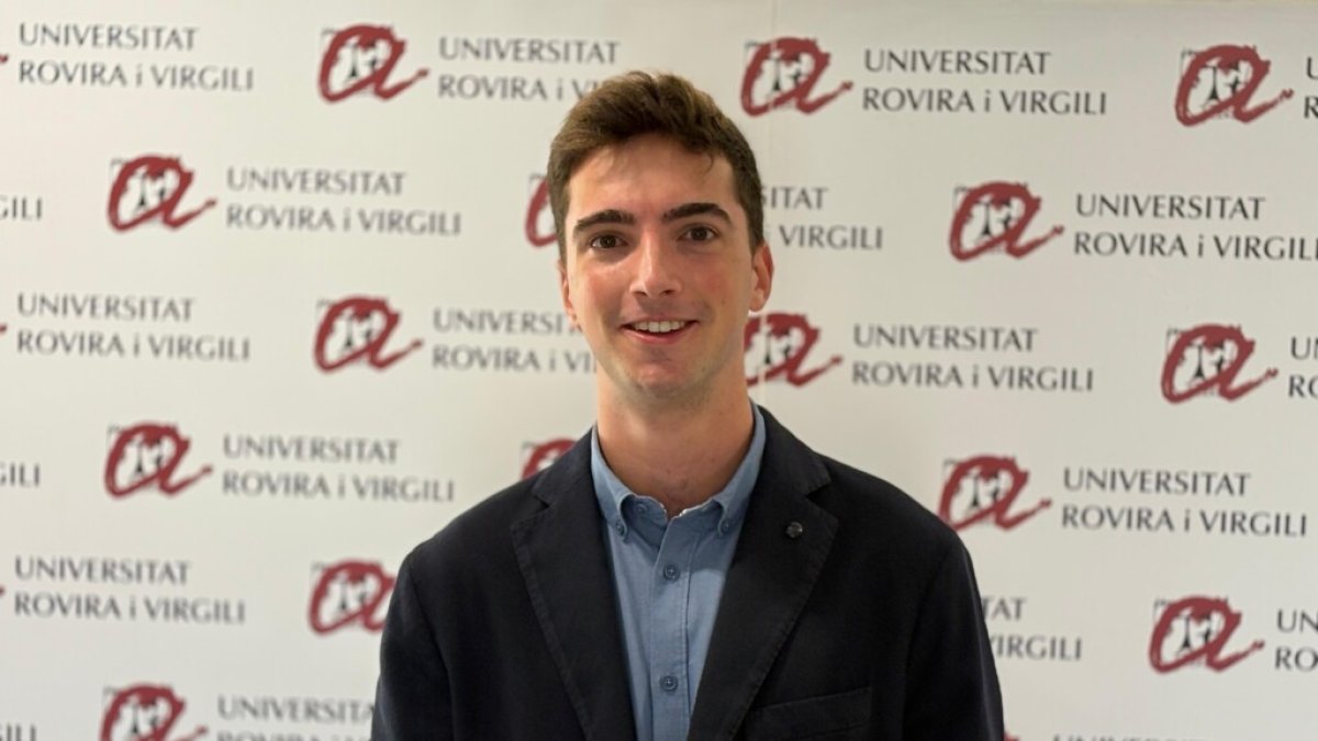 David Diestre, ganador de la Beca Santander Excel·lència 360º.