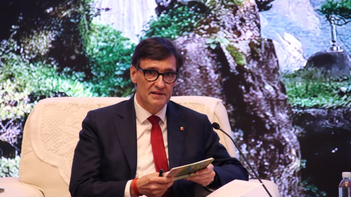 El president de la Generalitat, Salvador Illa, a Xina.