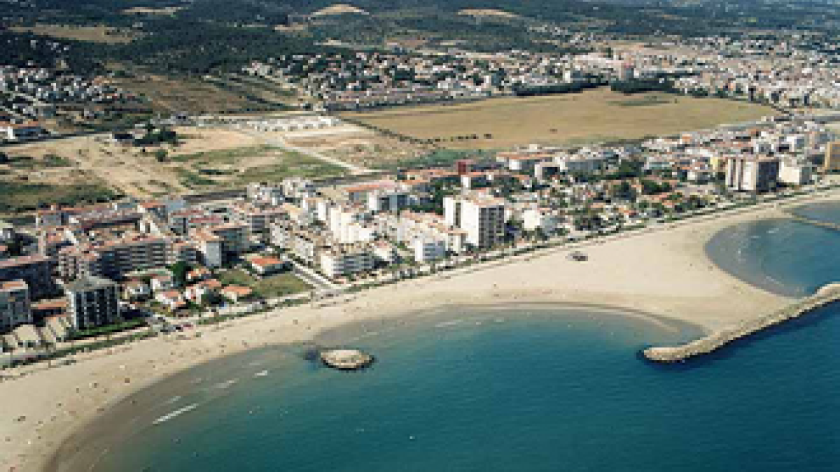 Imatge de la costa de Cunit.
