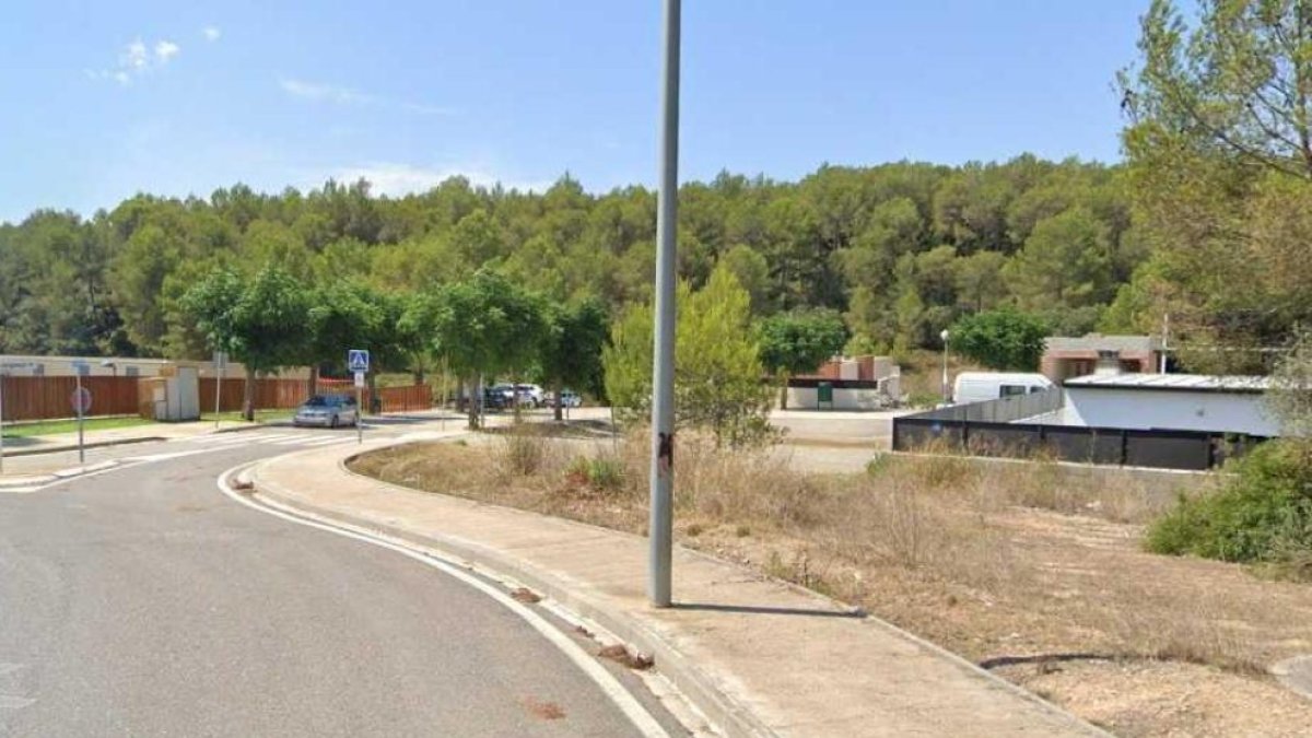 Ubicació del futur hub de futbol, al costat del Catllar.