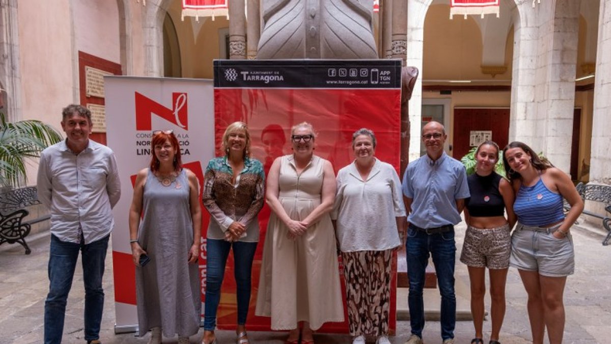 Imatge de la roda de premsa d'aquest matí.