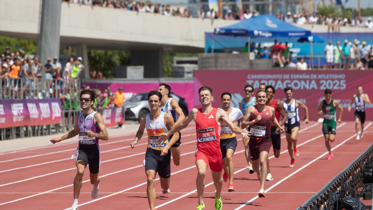 Imagen de una de las pruebas celebradas en la jornada matinal de ayer el domingo.