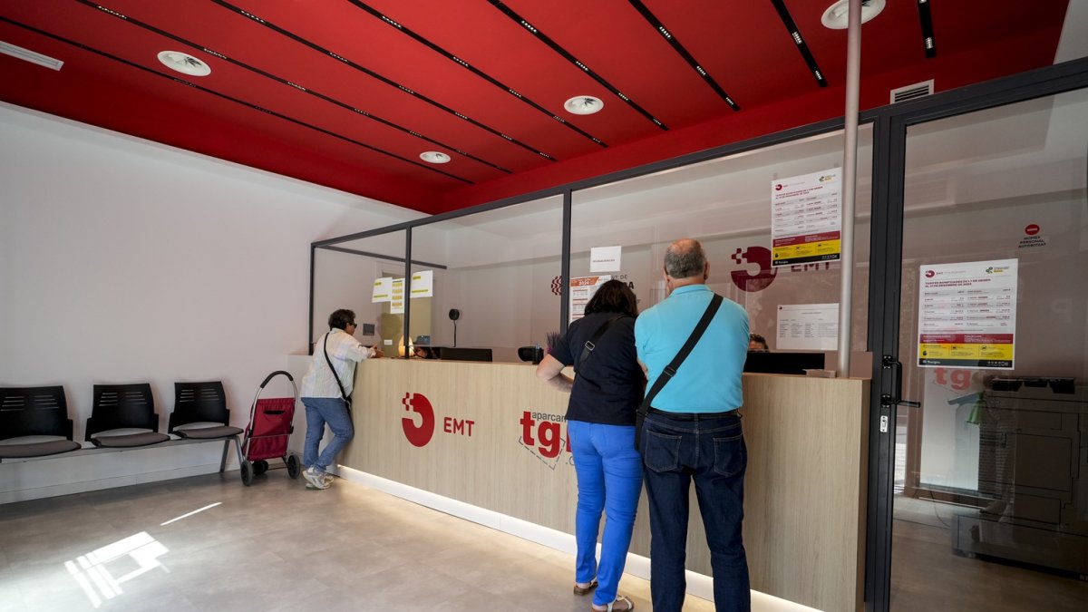 Centro de atención al cliente de la EMT.