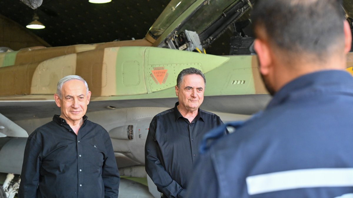 El primer ministre israelià, Benjamin Netanyahu, i el ministre de Defensa, Israel Katz.